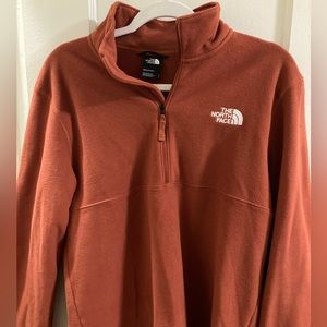 North Face Quarter Zip Fleece Pull Over